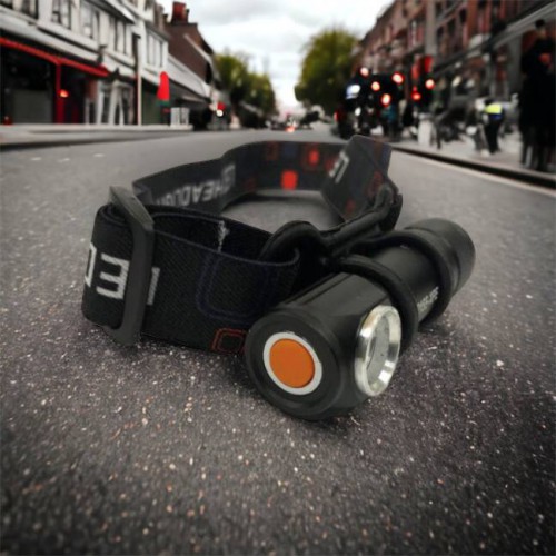 Налобний ліхтар Police BL-2155-XPE + вбудований акумулятор + USB, Потужний акумуляторний ліхтарик налобний