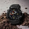 Годинник наручний чоловічий SKMEI 1520BK BLACK, армійський годинник протиударний. Колір: чорний