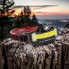 Налобний ліхтарик Bailong BL-W685-LTS+COB+RGB, 5 режимів, водостійкий, ударостійкий, USB кабель Type-c