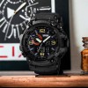 Годинник наручний чоловічий SKMEI 1520BK BLACK, армійський годинник протиударний. Колір: чорний