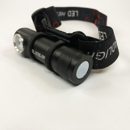 Налобний ліхтар Police BL-2155-XPE + вбудований акумулятор + USB, Потужний акумуляторний ліхтарик налобний
