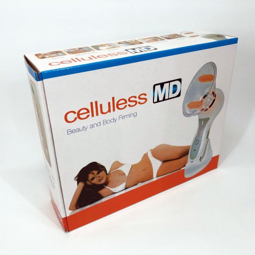 Масажер вакуумний антицелюлітний Celluless MD NEW вакуумно-роликовий ефективний масажер Целюлес