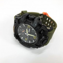 Годинник наручний чоловічий SKMEI 1586AG ARMY GREEN, чоловічий армійський водостійкий тактичний. Колір: зелений