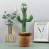 Танцюючий кактус співаючий 120 пісень з підсвічуванням Dancing Cactus TikTok іграшка Повторюшка кактус