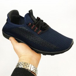 Спортивні кросівки чоловічі літні 40 розмір. Літні кросівки сітка чоловічі. Модель 32591. Колір: синій