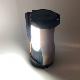 Ліхтар кемпінговий переносний із сонячною панеллю T96-LED-COB(white+red) power bank, похідний ліхтар