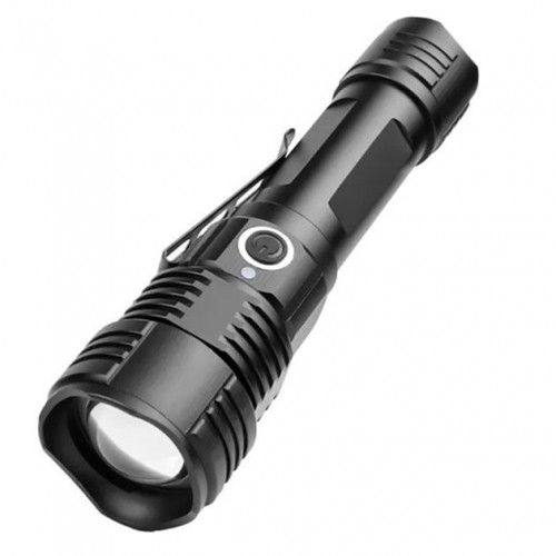 Ліхтар ручний акумуляторний PLD-11-4XPE(RGB), Кишеньковий ліхтар із usb зарядкою, Тактичний ліхтар police
