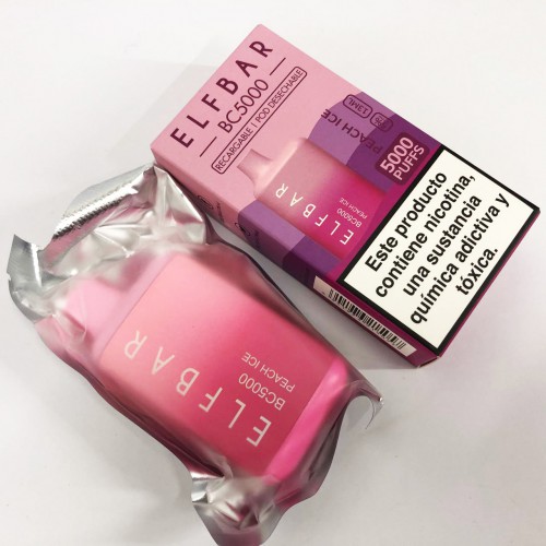 Elf Bar BC5000 5%. Персик (Peach Ice)
