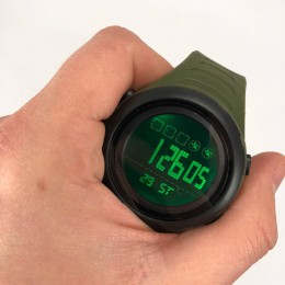 Годинник наручний чоловічий SKMEI 1674AGBK, оригінальний чоловічий годинник, годинник наручний електронний тактичний