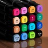 Набір маркерів для малювання Touch 36 шт двосторонні професійні фломастери для художників