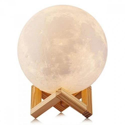 Нічник світиться місяць Moon Lamp 13 см, Нічник для дитини на ніч, Нічник для гарного сну дитини
