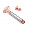 Масажер ролик електричний для особи Facial Roller Massager. Колір бежевий