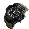 Годинник наручний чоловічий SKMEI 1586AG ARMY GREEN, чоловічий армійський водостійкий тактичний. Колір: зелений