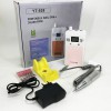 Портативний фрезер для нігтів Nail Drill YT-928 акумуляторний з індикатором заряду на 35 000 оборотів. Колір: білий