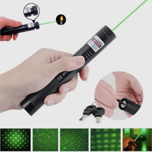 Лазерна указка Green Laser Pointer JD-303, Лазери із зеленим променем лазера, Лазерна указка брелок