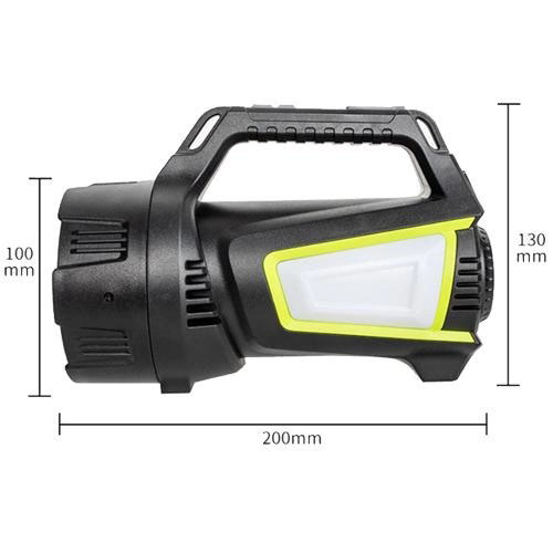 Ліхтар кемпінг переносний T100A-10W+2COB з бічними LED white/red/blue, Акумуляторна лампа для кемпінгу