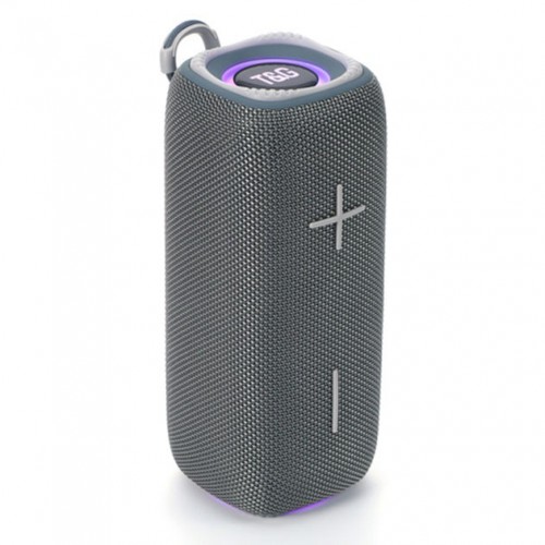 Портативна колонка Bluetooth TG654 8W з підсвічуванням, Бездротова колонка портативна потужна. Колір: сірий