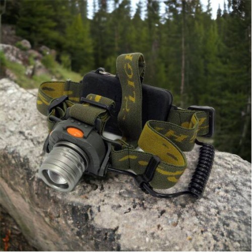 Налобний ліхтар тактичний Bailong BL-1505\602B SENSOR з датчиком руху, Ліхтарик налобний led