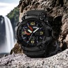 Годинник наручний чоловічий SKMEI 1520BK BLACK, армійський годинник протиударний. Колір: чорний