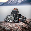 Ліхтар Police 3000-T6+2XPE (2х18650, 5 режимів, Zoom, 1500 люмен), Налобний ліхтар з лінзою