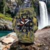 Годинник наручний чоловічий SKMEI 1520CMGN CAMO GREEN, годинник військовий чоловічий, для військовослужбовців. Колір: камуфляж
