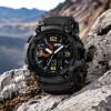 Годинник наручний чоловічий SKMEI 1520BK BLACK, армійський годинник протиударний. Колір: чорний