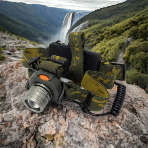 Налобний ліхтар тактичний Bailong BL-1505\602B SENSOR з датчиком руху, Ліхтарик налобний led