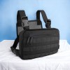 Тактична нагрудна сумка з Cordura 1000D, розгрузка чоловіча чорна