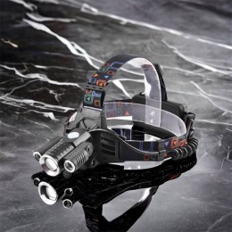 Ліхтар налобний W602-T6-2XPE Bike з велокріпленням 2x18650, світлодіодний ліхтар на лоб, надпотужний