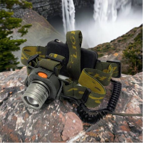Налобний ліхтар тактичний Bailong BL-1505\602B SENSOR з датчиком руху, Ліхтарик налобний led