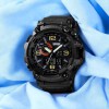 Годинник наручний чоловічий SKMEI 1520BK BLACK, армійський годинник протиударний. Колір: чорний