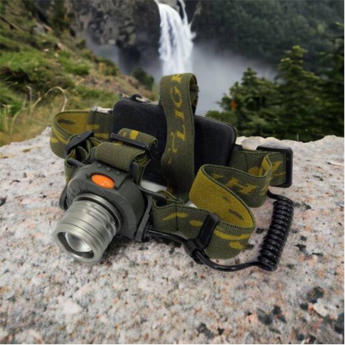 Налобний ліхтар тактичний Bailong BL-1505\602B SENSOR з датчиком руху, Ліхтарик налобний led