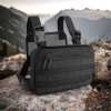 Тактична нагрудна сумка з Cordura 1000D, розгрузка чоловіча чорна