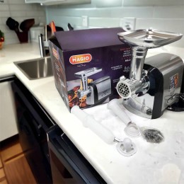 М'ясорубка Magio MG-269, 2400 W, м'ясорубка електрична метал, м'ясорубка з металевим редуктором