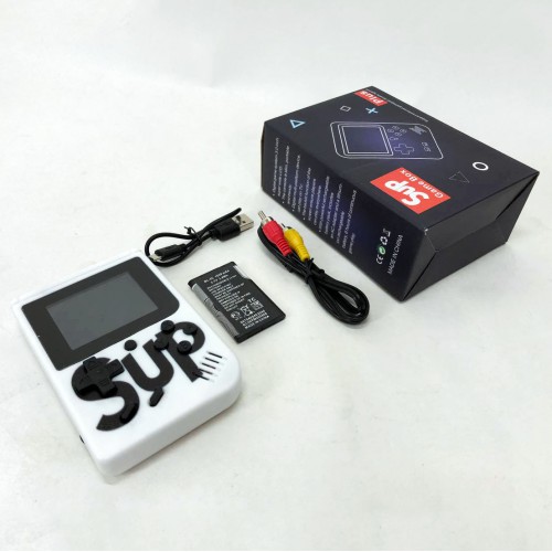 Ігрова приставка консоль Sup Game Box 500 ігор, Ретро приставка денді, Тетріс приставка. Колір: білий