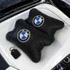 Авто подушки 2шт — набір BMW з натуральної шкіри, на підголівник у машину, Автомобільна подушка БМВ