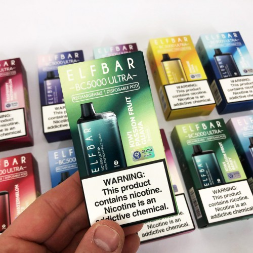 Elf Bar BC5000 Ultra. Ківі Маракуя Гуава (Kiwi Passion Fruit Guava)
