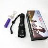 Ліхтар ручний акумуляторний PLD-11-4XPE(RGB), Кишеньковий ліхтар із usb зарядкою, Тактичний ліхтар police