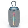 Портативна Bluetooth-колонка TG653 USB з ремінцем, гучна колонка для вечірки. Колір: сірий