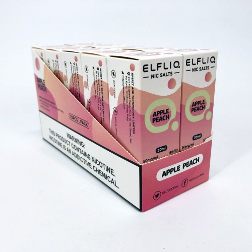 Рідина ELFLIQ 30мл 5%. Яблуко персик (Apple Peach)