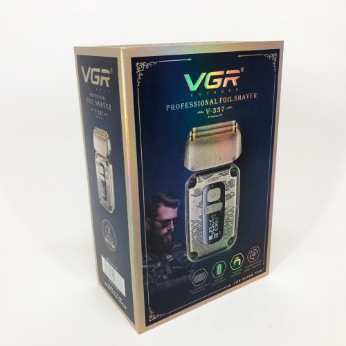 Електробритва VGR V-337 шейвер для вологого та сухого гоління, бритва для бороди, тример механічний