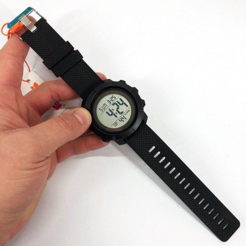 Годинник наручний чоловічий SKMEI 1508BKWT BLACK, годинник наручний електронний тактичний. Колір: чорний