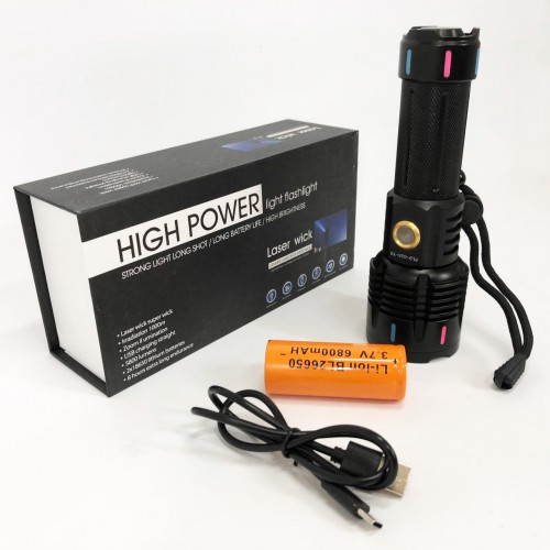 Ліхтар X-BALOG FLUORESCENCE G671/G25 PM30-TG, Надпотужний ліхтарик, Яскравий ліхтарик, Якісний ліхтарик