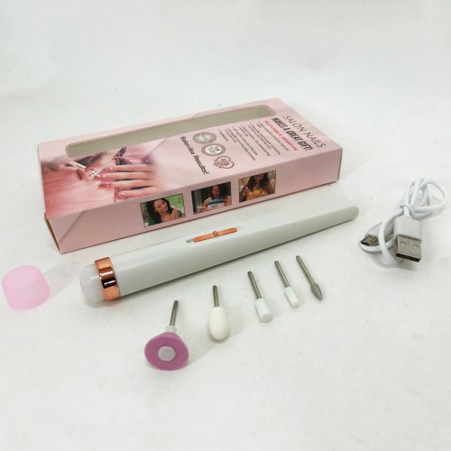 Фрезер для манікюру та педикюру Flawless Salon Nails, фрезер ручний для манікюру. Колір: білий