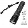 Ліхтарик PLD-H007 White Laser LED PM10-TG із вбудованим акумулятором PowerBank, Ліхтарик тактичний ручний