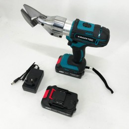 Ножиці акумуляторні по металу в кейсі Krafftec DJS130R, 2 акб 36V/5AP