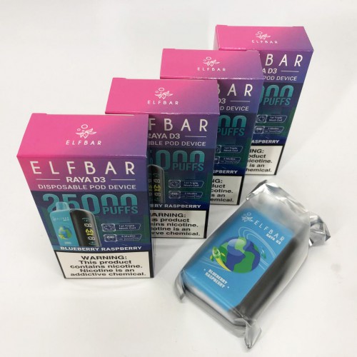 Elf Bar Raya D3 25000. Чорниця Малина (Blueberry Raspberry)