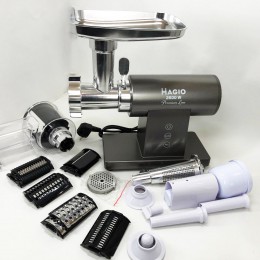 М'ясорубка MAGIO MG-271 Premium Line, Електрична м'ясорубка з насадками, Електром'ясорубка для шатківниці