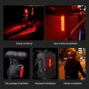 Велосипедний ліхтар акумуляторний LEADBIKE LD80-6LED з лазерною розміткою ліхтар, Ліхтар стоп