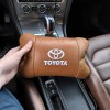 Набір шкіряних подушок 2шт на підголівник Toyota. Комфортні ортопедичні подушки,Тойота